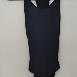 Sleek Black One-Piece Swimsuit
